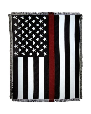 Thin Red Line Throw